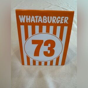 Whataburger Table Tent Number 73 National Whataburger Day Aug 8, 2023